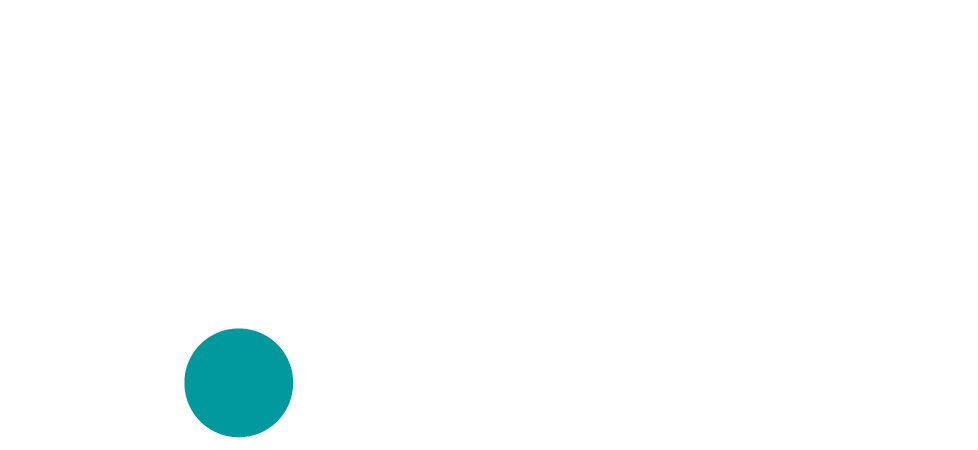 Teal circle on a white background.